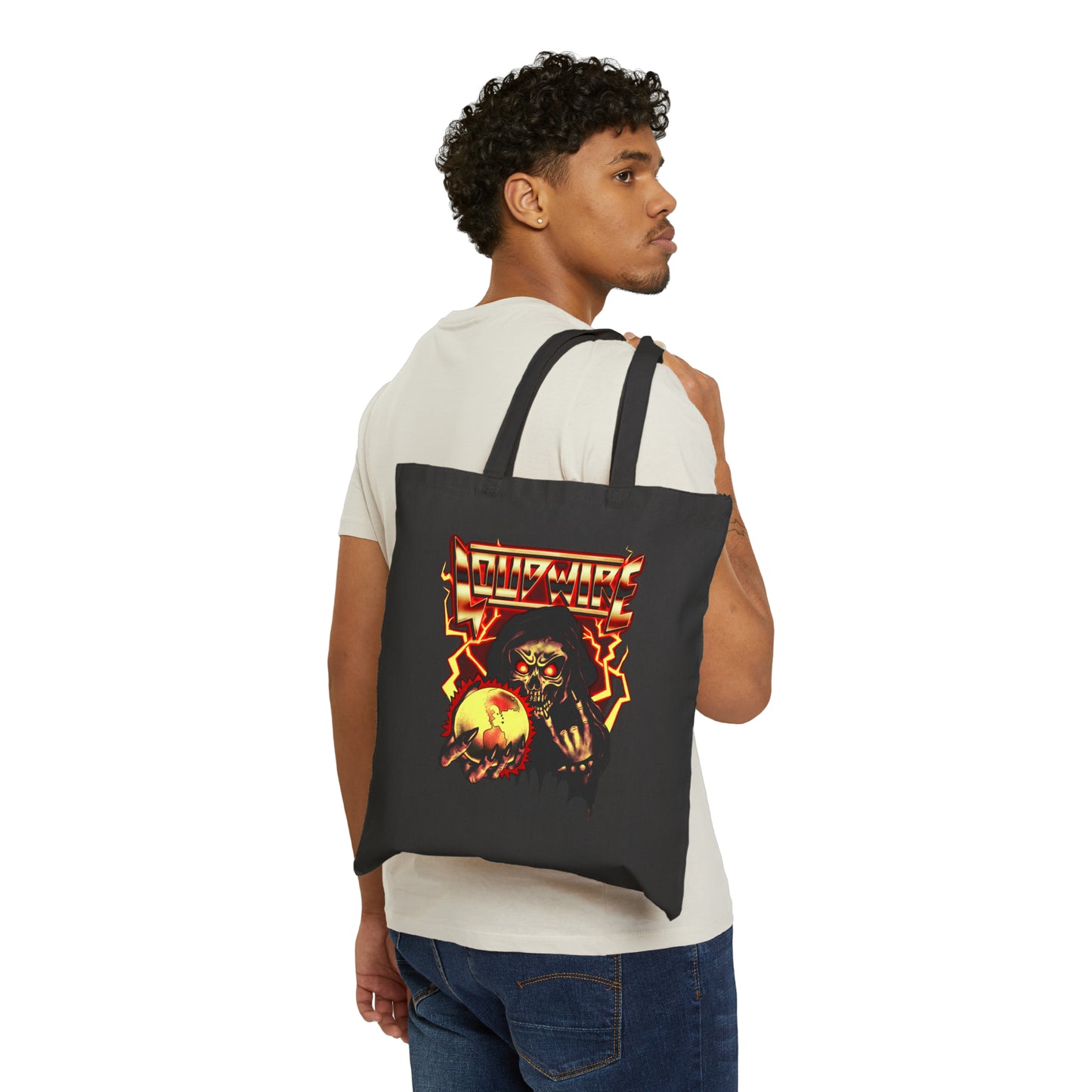 '80s METAL TOTE BAG (Gold)