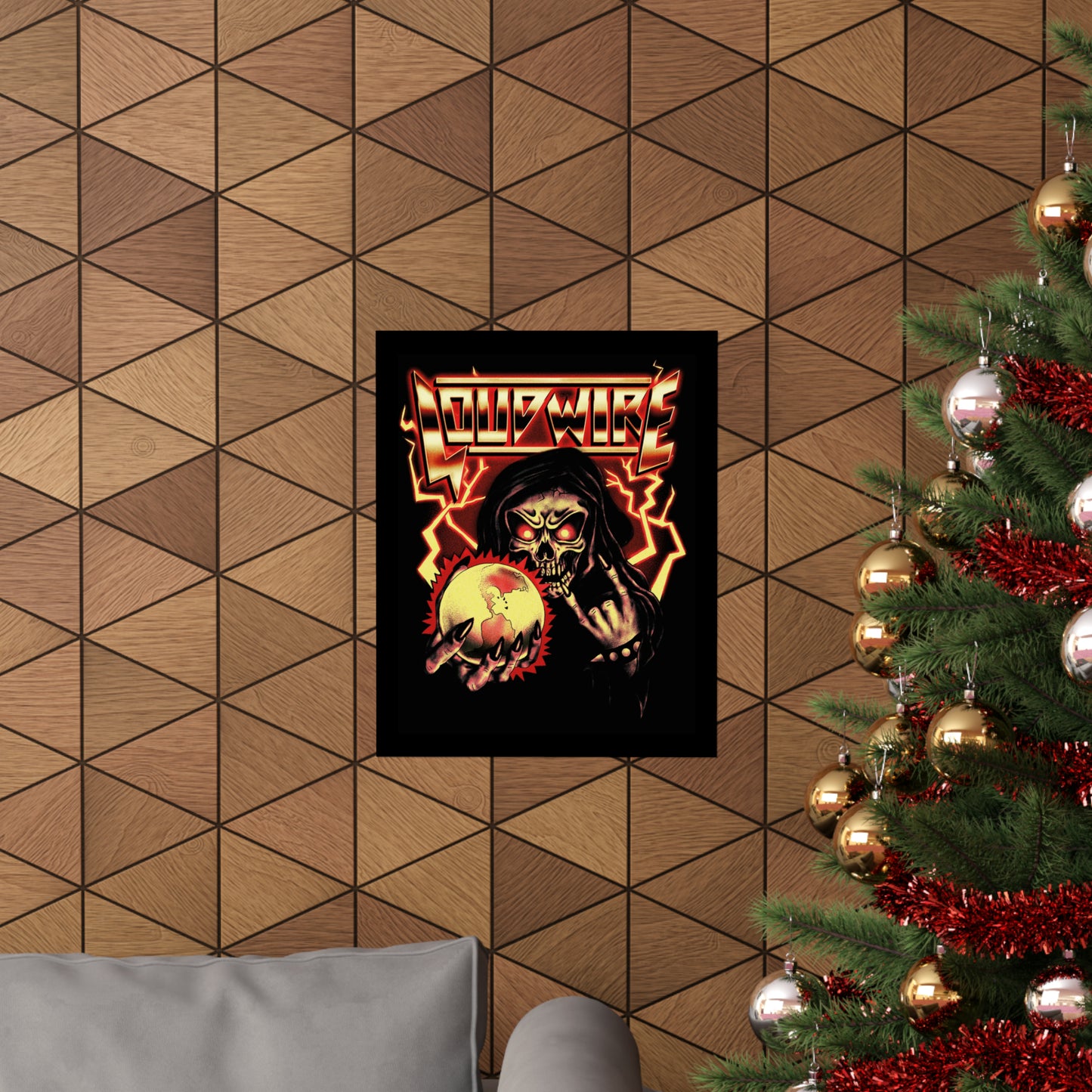 '80s METAL POSTERS (Gold)
